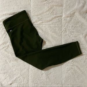 Fabletics Olive Green Active Capri Leggings / Size M